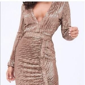 lavish alice pink sequin dress Lavish Alice sequin boucle cowl long midi dress in pink
